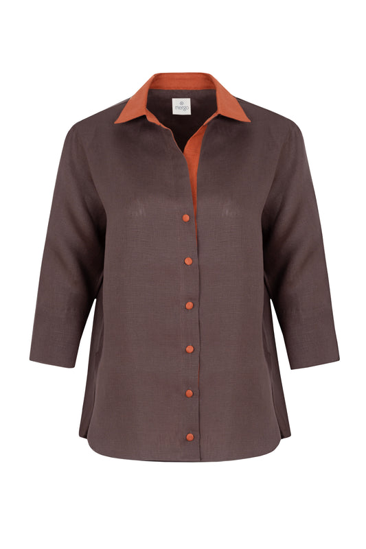 Salt&Sea Shirt Collection ·brown& terracotta