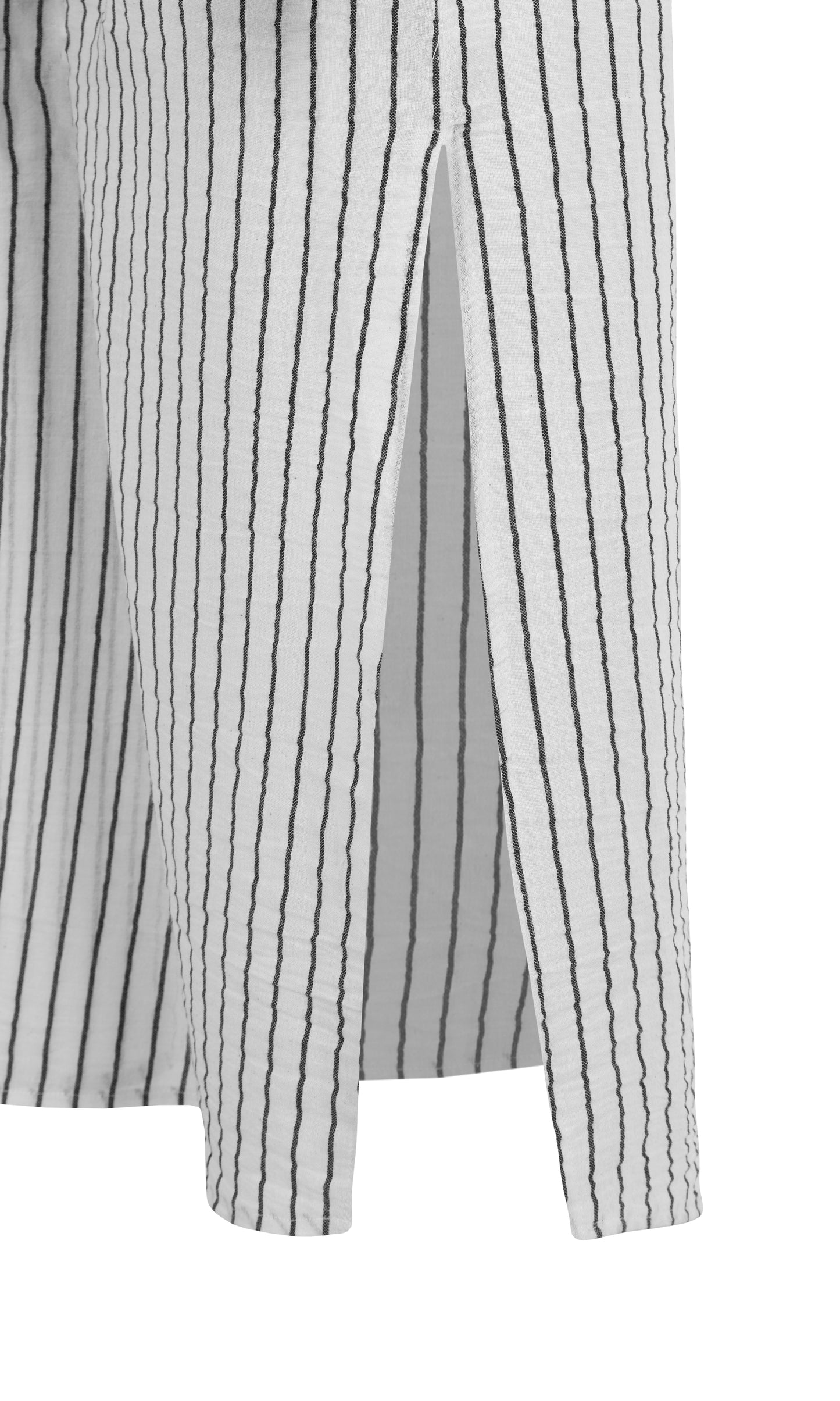 Stripes Cotton Dress Collection · Black