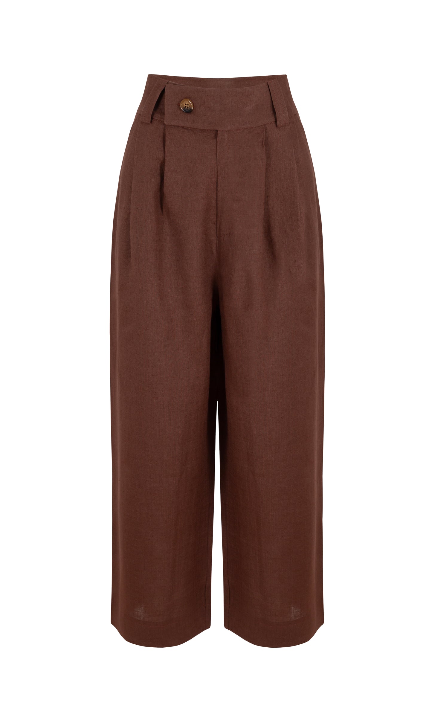 Linen Buttons Collections · Brown