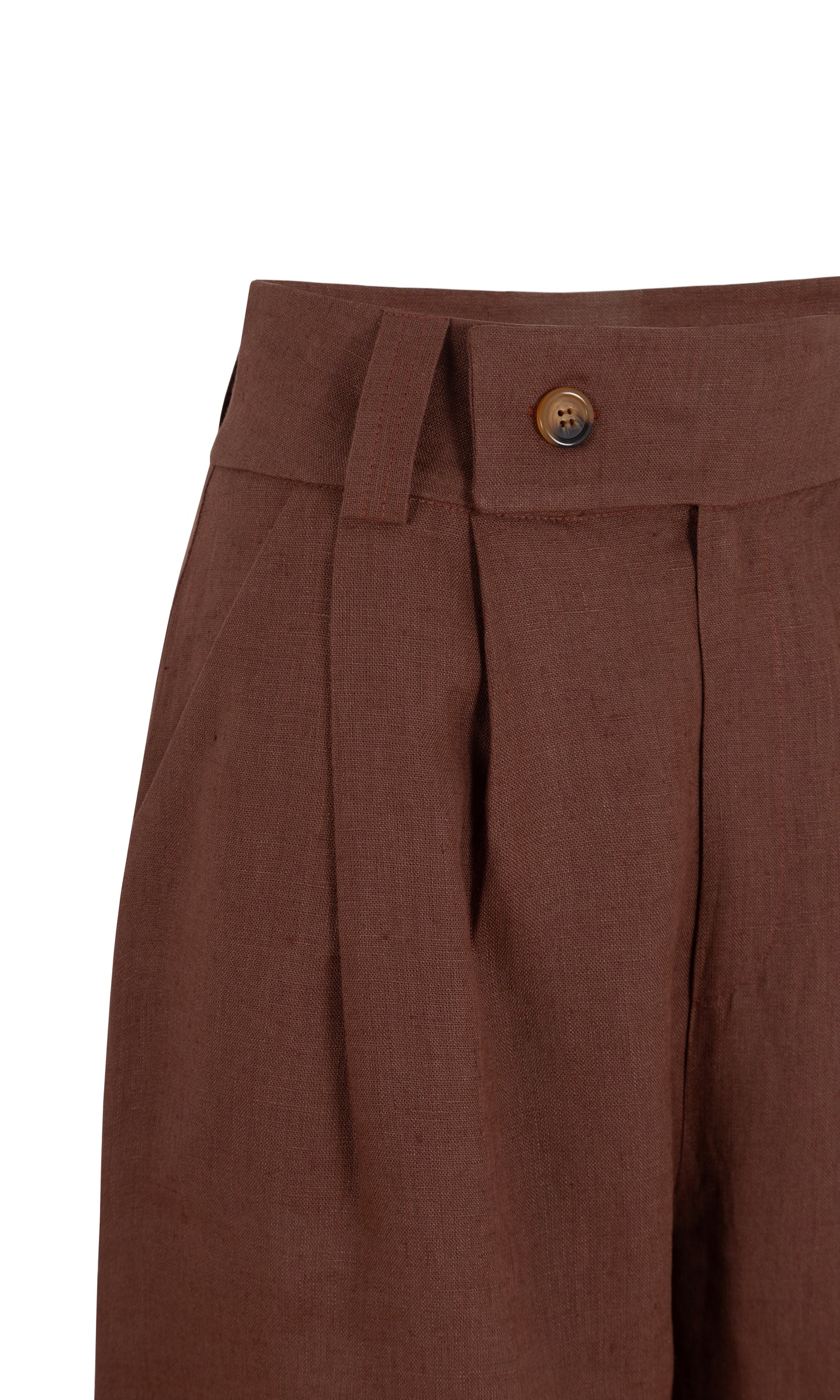 Linen Buttons Collections · Brown