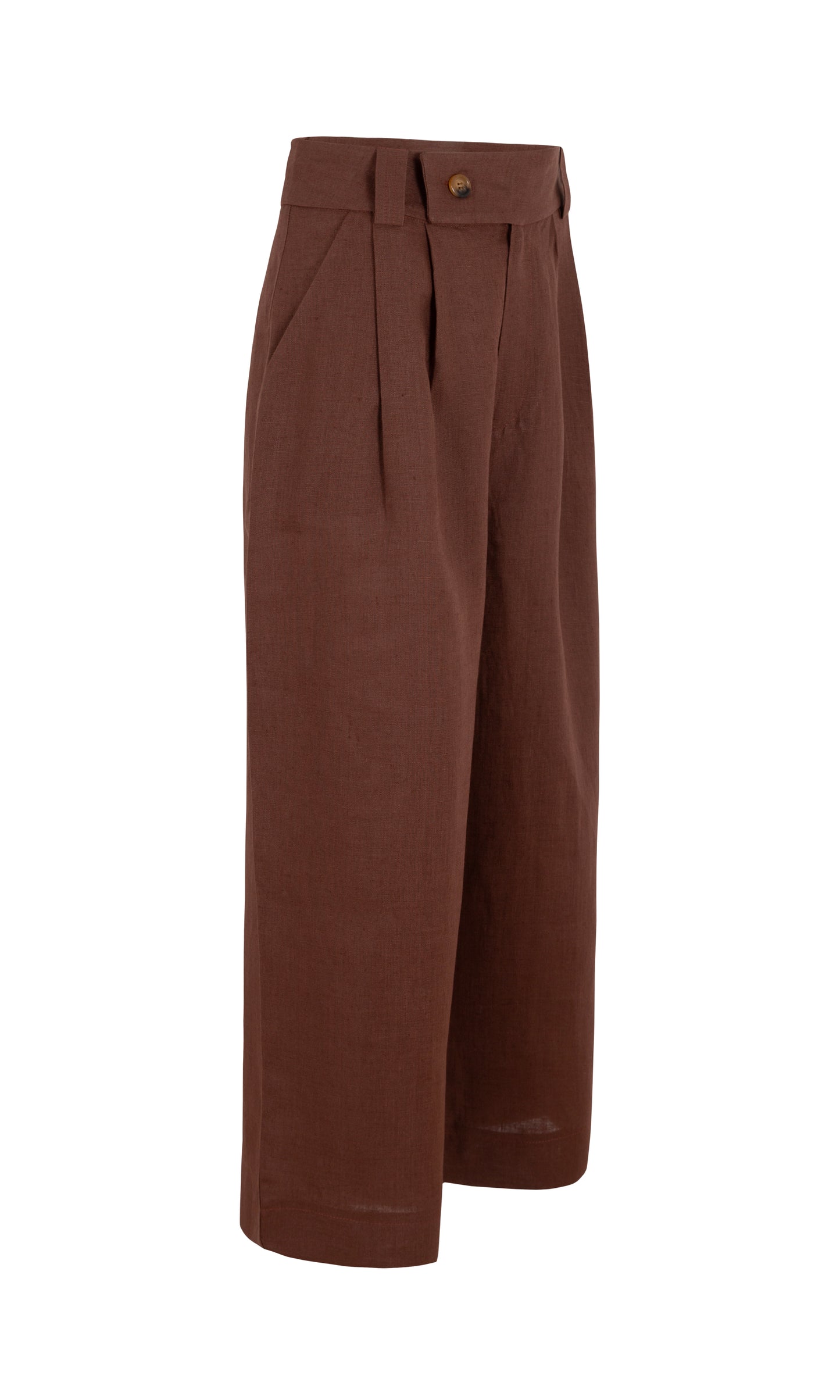 Linen Buttons Collections · Brown