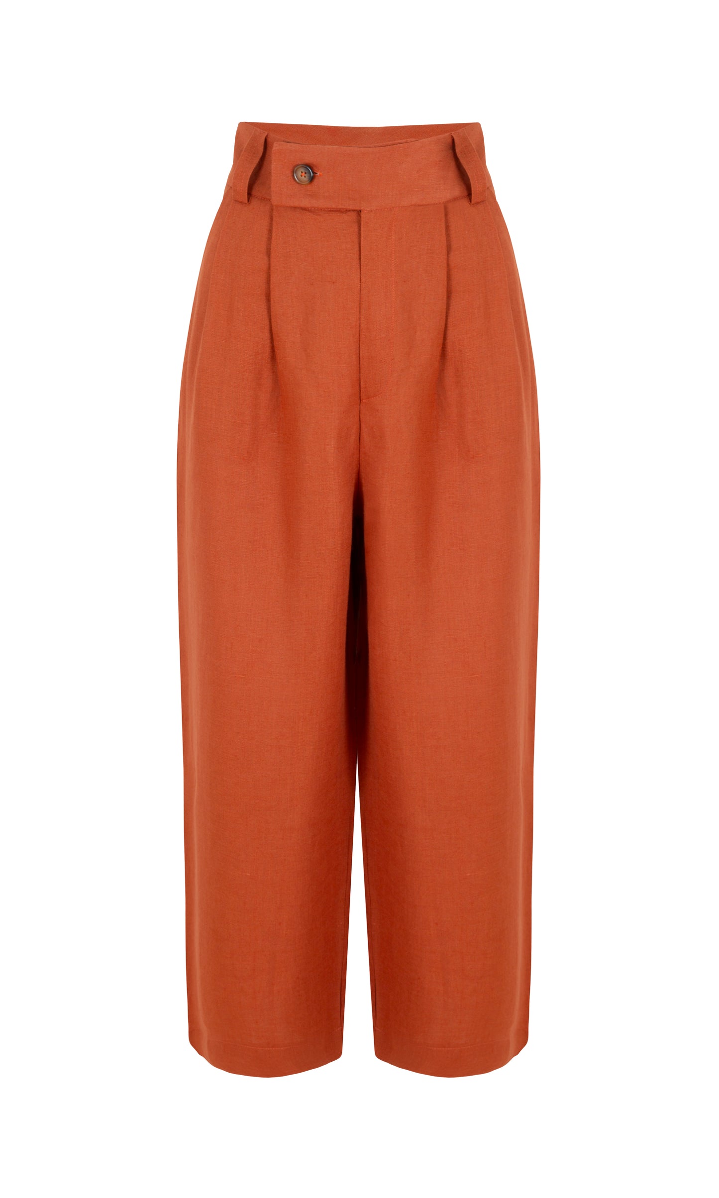Linen Buttons Collections · Terecotta