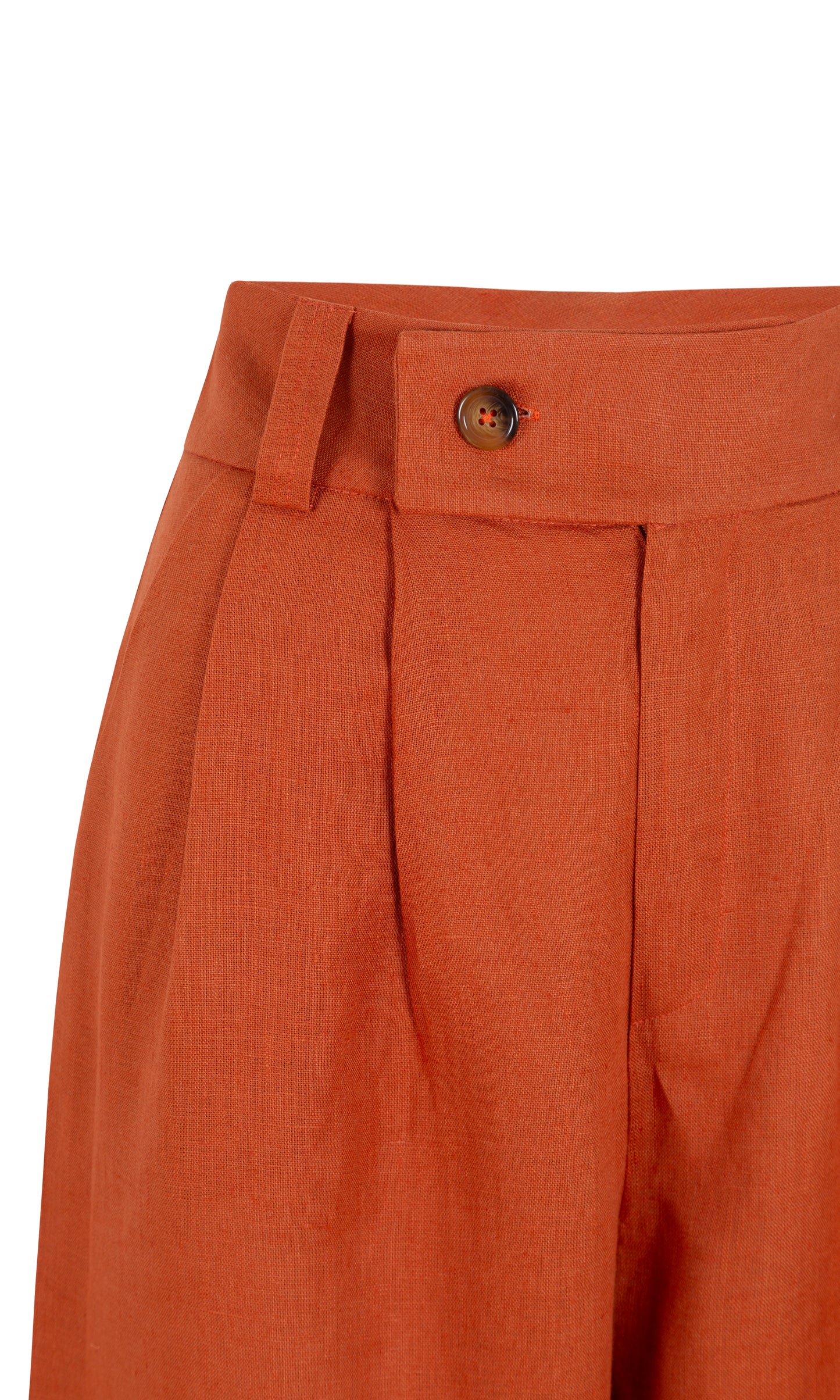 Linen Buttons Collections · Terecotta