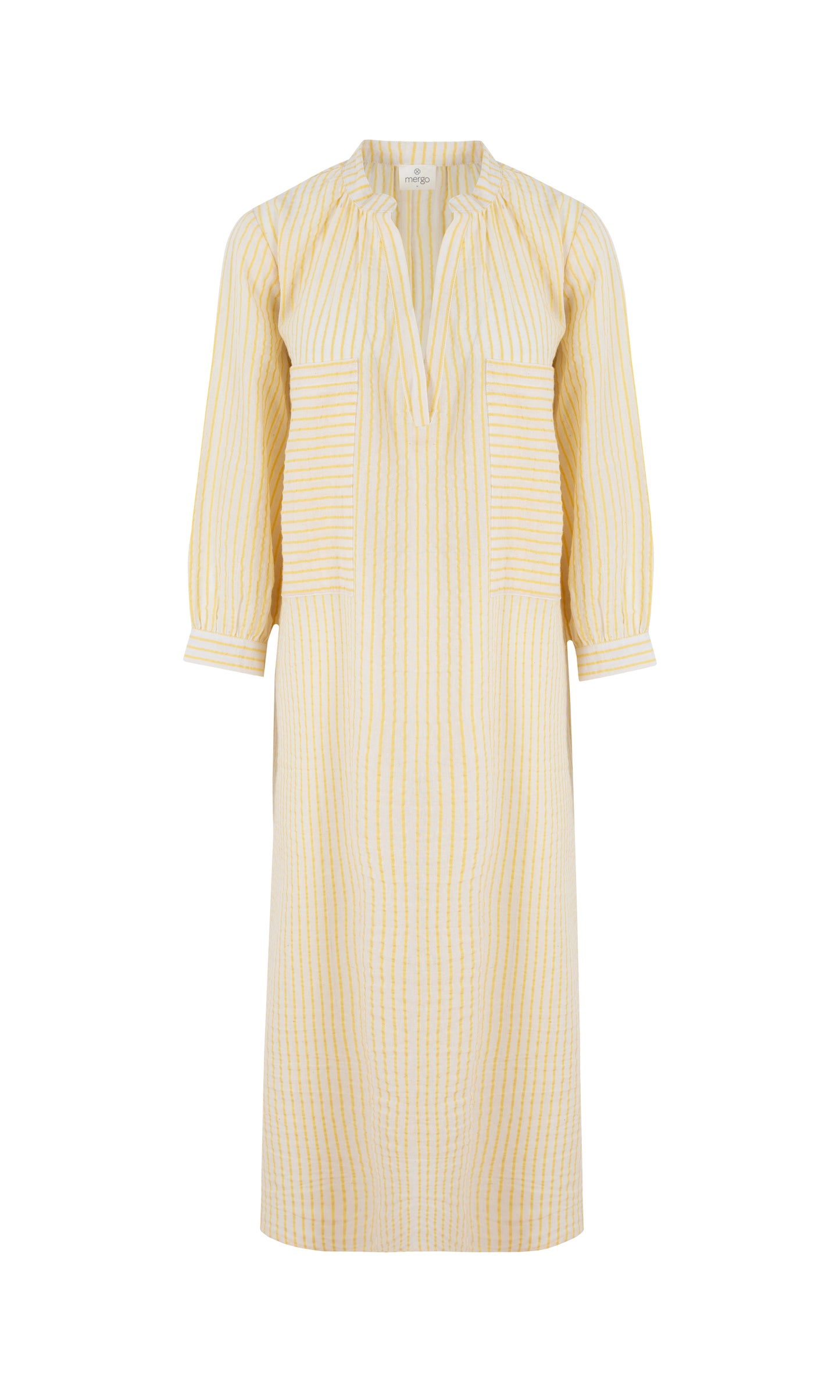 Stripe Cotton Drees Collection ·Yellow