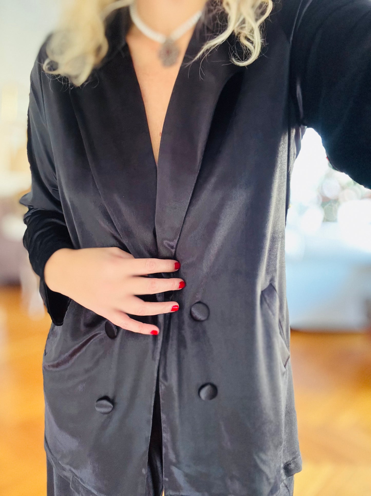 Velours Jacket Collection-Black