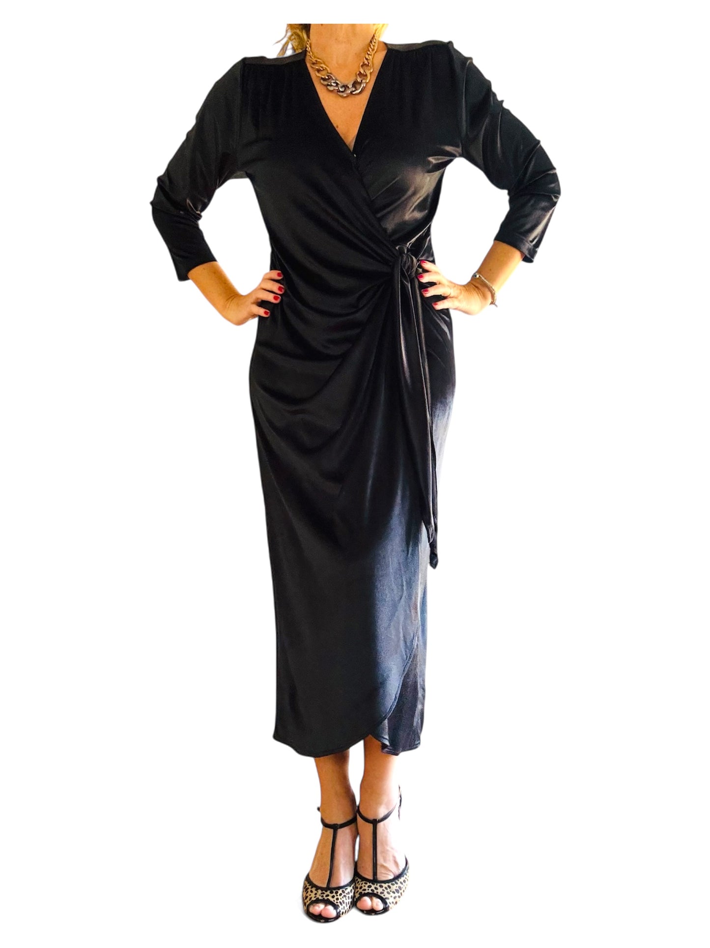 Velours Dress Collections· Black