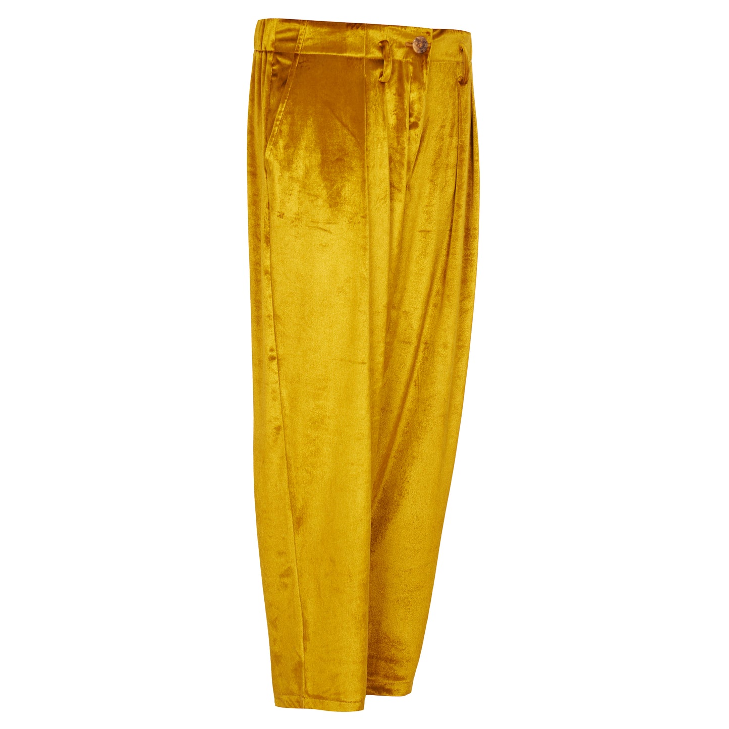 Velours Pants · Mustard