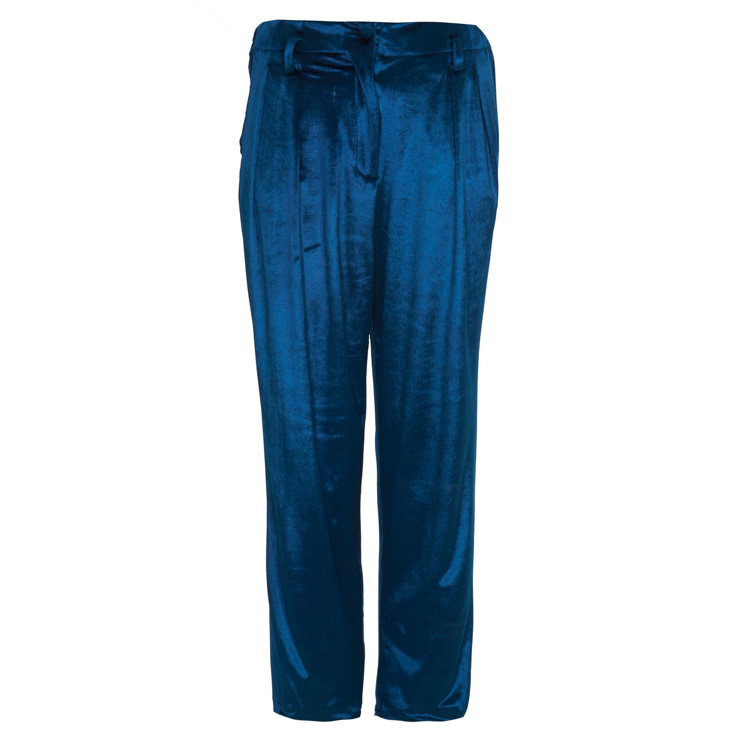 Velours Pants · Petrol Blue
