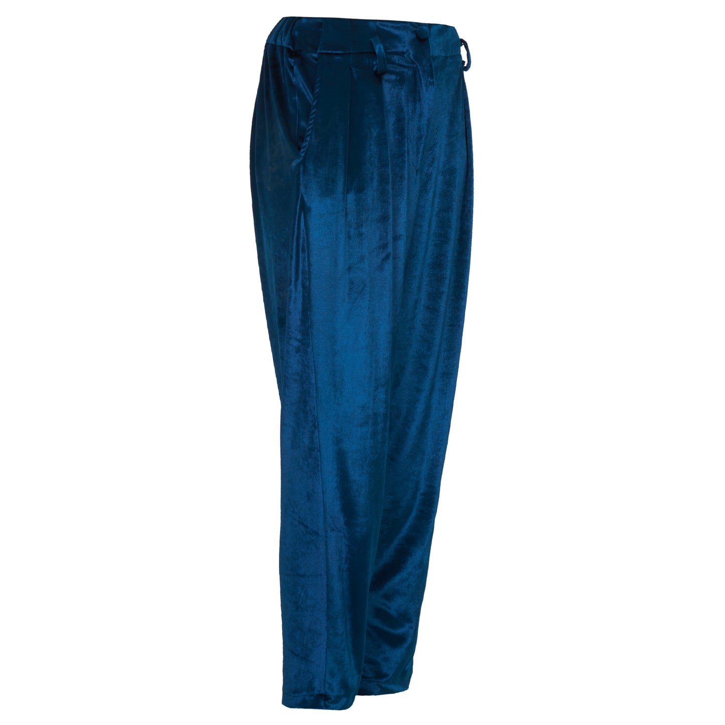 Velours Pants · Petrol Blue