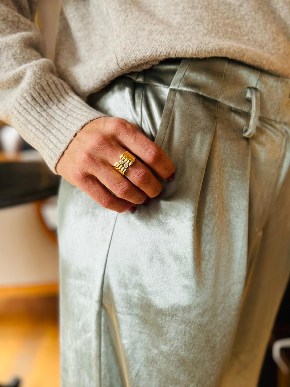 Velours Pants · Grey