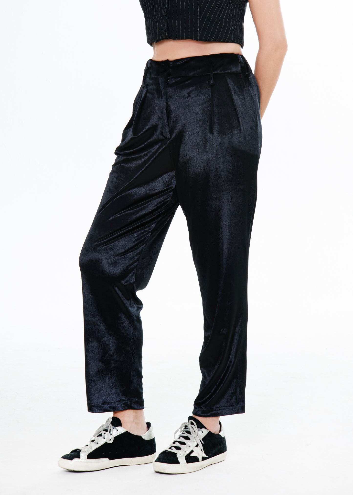 Velours Pants · Black