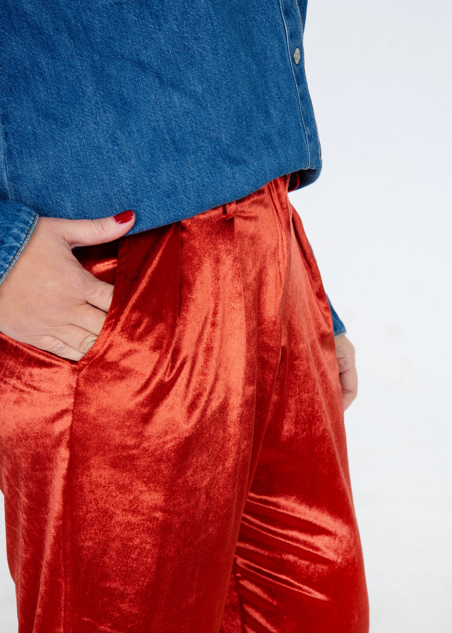 Velours Pants · Terracotta