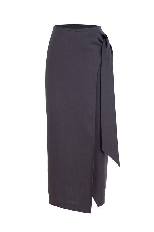 Salt&Sea Collection ·Linen Grey Skirt