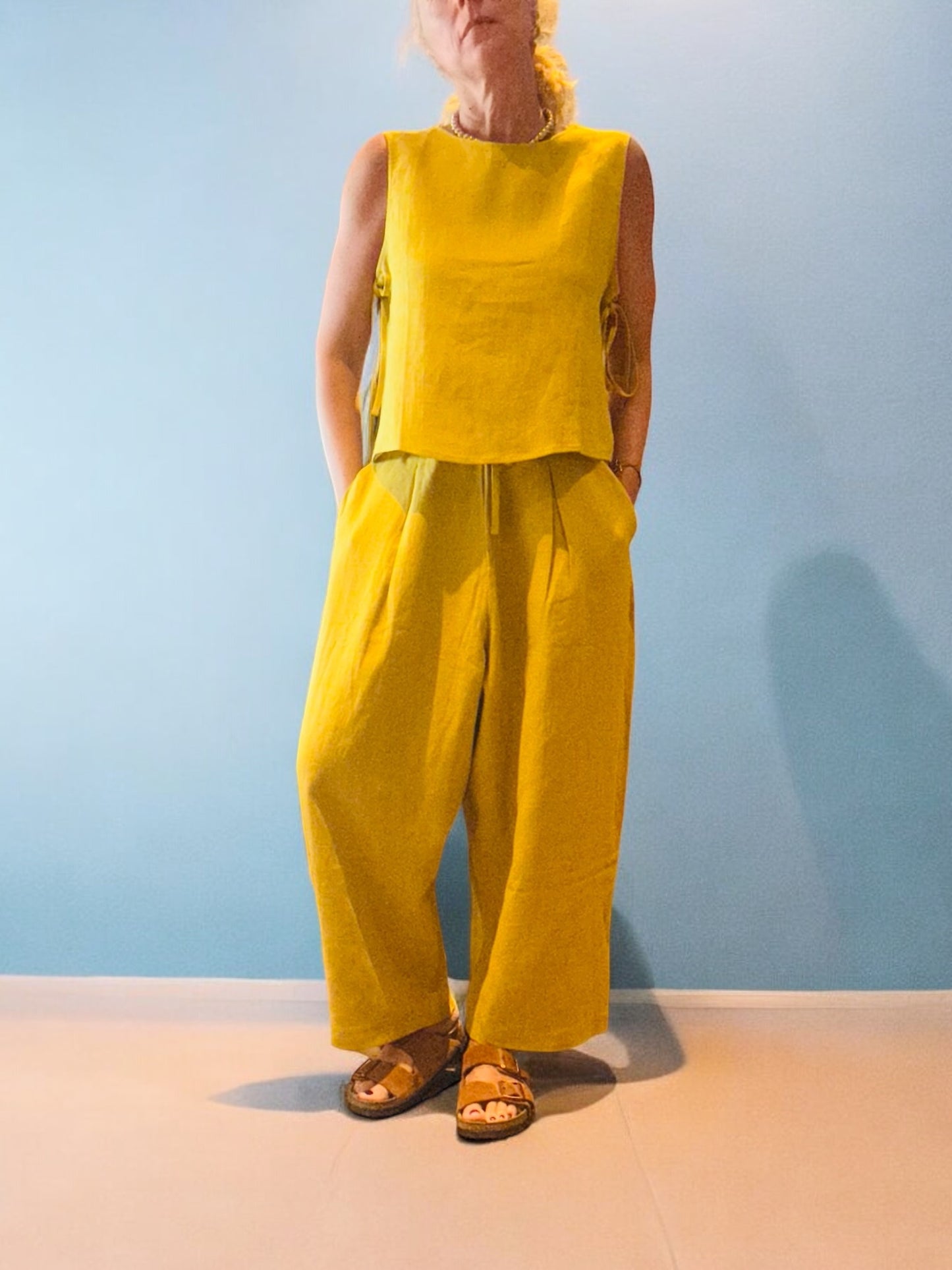 Linen Shirts Collection · Mustard