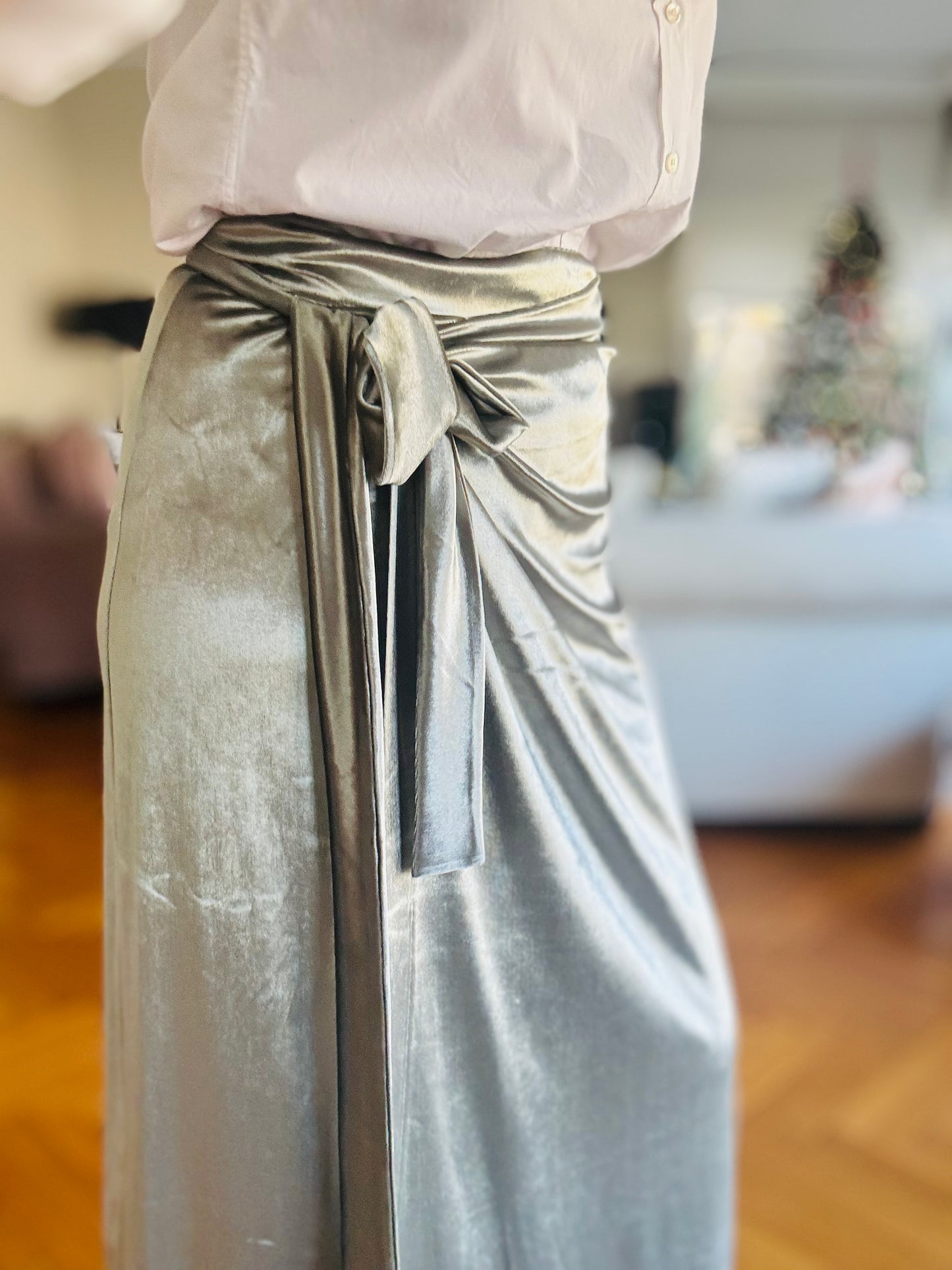 Velours Skirts Collection-Silver